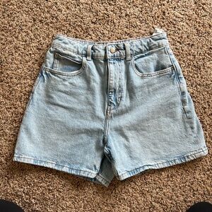Zara Light Blue Jean Shorts